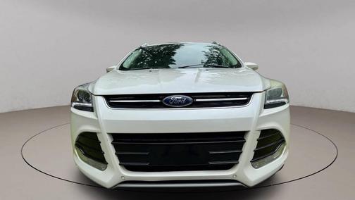 White Platinum Metallic Tri-Coat 2014 Ford Escape Titanium