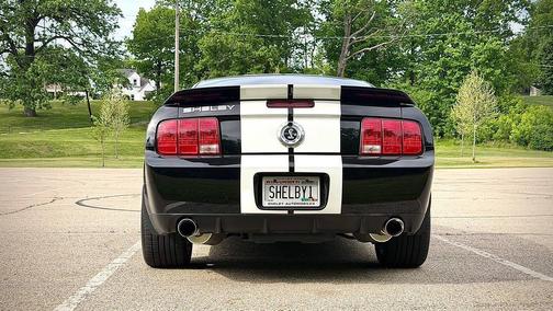 Ebony Clearcoat 2008 Ford Shelby GT500 Base
