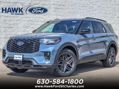 Vapor Blue Metallic 2026 Ford Explorer ST-Line