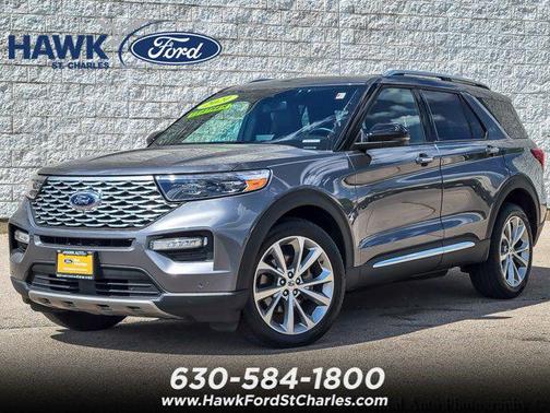 Carbonized Gray Metallic 2021 Ford Explorer Platinum