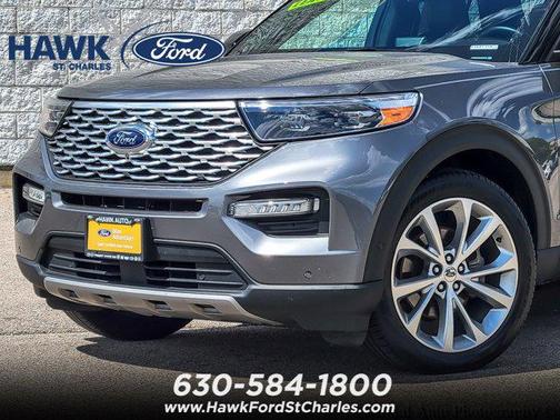 Carbonized Gray Metallic 2021 Ford Explorer Platinum