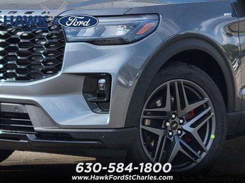 Carbonized Gray Metallic 2026 Ford Explorer ST-Line