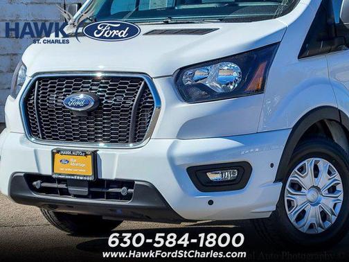 Oxford White 2024 Ford Transit-350 XLT