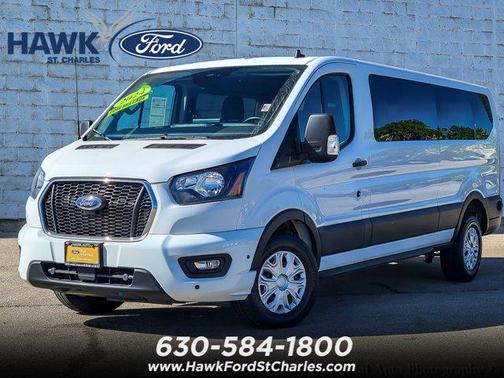 Oxford White 2024 Ford Transit-350 XLT