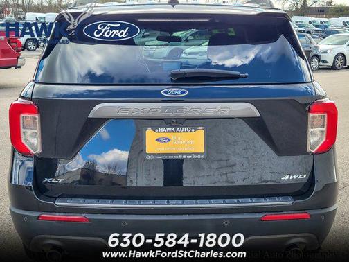 Agate Black Metallic 2023 Ford Explorer XLT