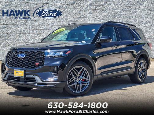 Black Metallic 2025 Ford Explorer ST