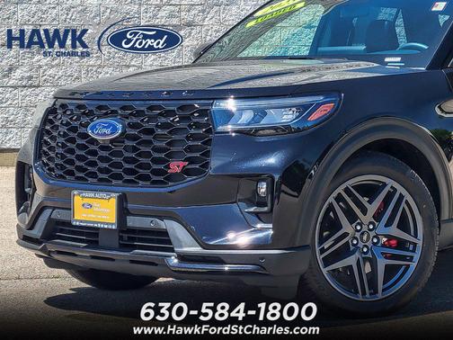 Black Metallic 2025 Ford Explorer ST
