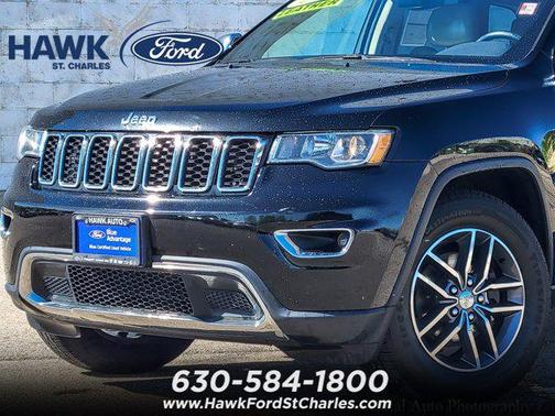 Diamond Black Crystal Pearlcoat 2018 Jeep Grand Cherokee Limited