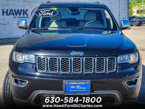 Diamond Black Crystal Pearlcoat 2018 Jeep Grand Cherokee Limited