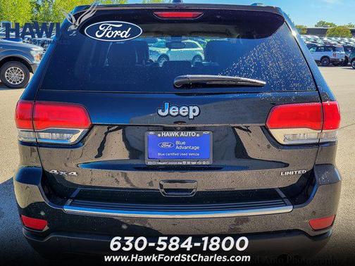 Diamond Black Crystal Pearlcoat 2018 Jeep Grand Cherokee Limited
