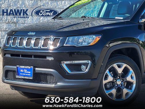 Diamond Black Crystal Pearlcoat 2019 Jeep Compass Limited