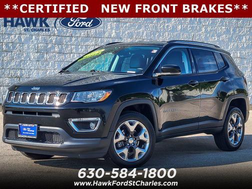 Diamond Black Crystal Pearlcoat 2019 Jeep Compass Limited