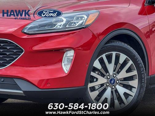 Rapid Red Metallic Tinted Clearcoat 2020 Ford Escape Titanium