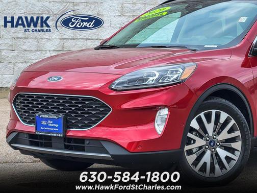 Rapid Red Metallic Tinted Clearcoat 2020 Ford Escape Titanium