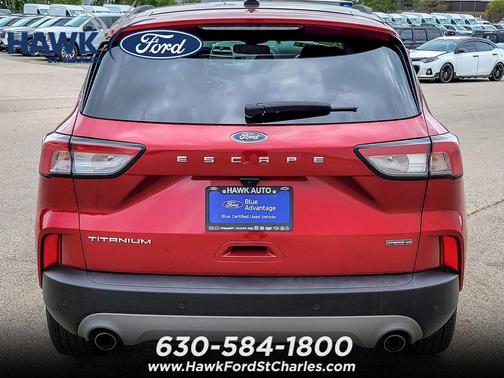 Rapid Red Metallic Tinted Clearcoat 2020 Ford Escape Titanium