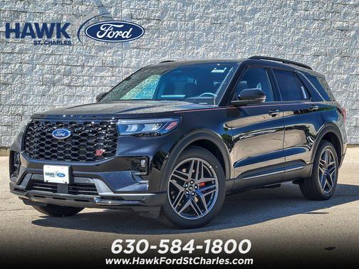 Agate Black Metallic 2026 Ford Explorer ST