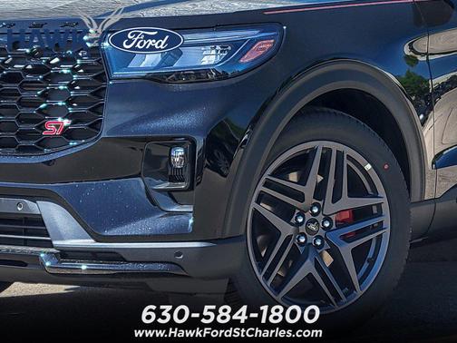 Agate Black Metallic 2026 Ford Explorer ST