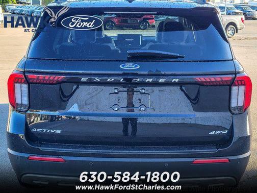 Agate Black Metallic 2026 Ford Explorer Active