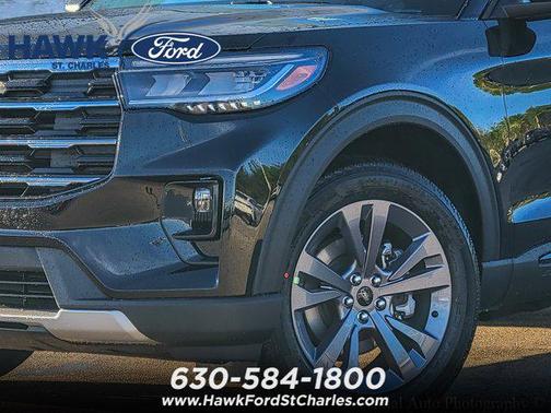 Agate Black Metallic 2026 Ford Explorer Active