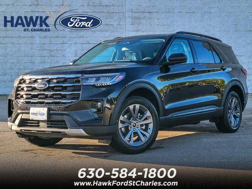 Agate Black Metallic 2026 Ford Explorer Active