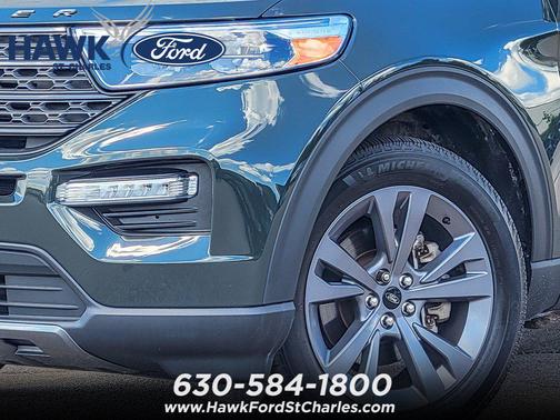 Forged Green Metallic 2024 Ford Explorer XLT