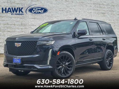 Dark Moon Blue Metallic 2021 Cadillac Escalade Premium Luxury
