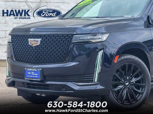 Dark Moon Blue Metallic 2021 Cadillac Escalade Premium Luxury