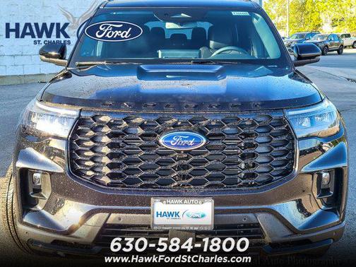 Agate Black Metallic 2026 Ford Explorer ST-Line