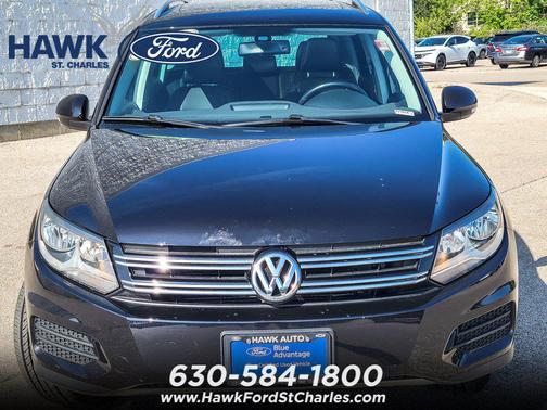 Deep Black 2017 Volkswagen Tiguan 2.0T Wolfsburg Edition