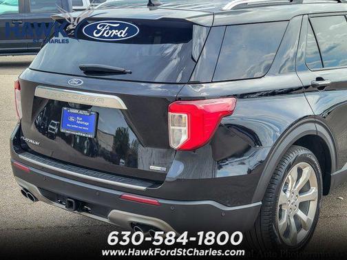Agate Black Metallic 2020 Ford Explorer Platinum