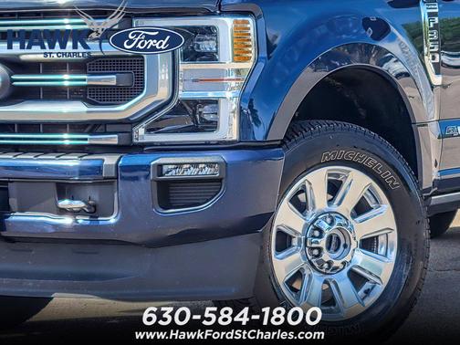 Blue Jeans Metallic 2020 Ford F-350 Platinum