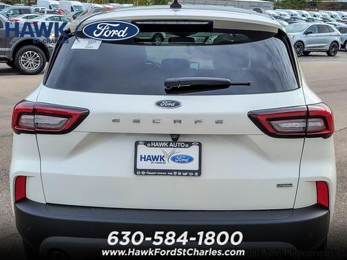 Star White Metallic Tri-Coat 2024 Ford Escape PHEV Base
