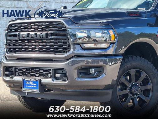 Granite Crystal Metallic Clearcoat 2024 RAM 2500 Big Horn Crew Cab 4x4 6'4' Box