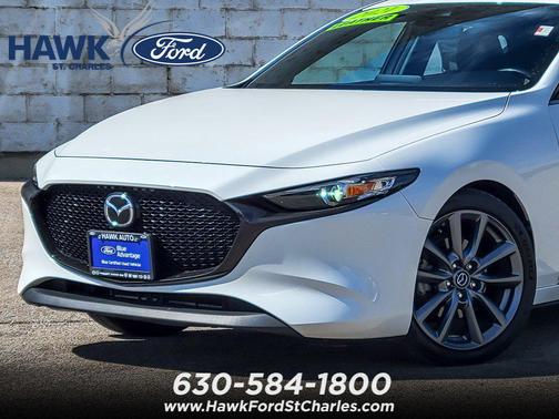 Snowflake White Pearl Mica 2021 Mazda Mazda3 AWD w/Preferred Package