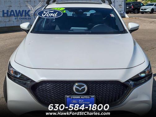 Snowflake White Pearl Mica 2021 Mazda Mazda3 AWD w/Preferred Package
