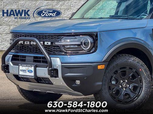 Azure Gray Metallic Tri-Coat 2025 Ford Bronco Sport Badlands