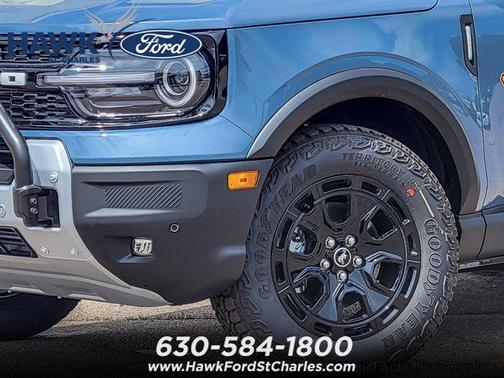 Azure Gray Metallic Tri-Coat 2025 Ford Bronco Sport Badlands