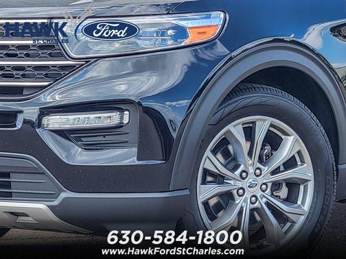 Agate Black Metallic 2023 Ford Explorer XLT