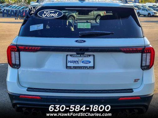 Star White Metallic Tri-Coat 2026 Ford Explorer ST