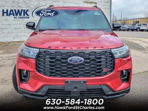 Rapid Red Metallic Tinted Clearcoat 2026 Ford Explorer ST