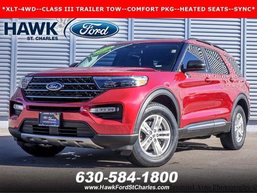 Rapid Red Metallic Tinted Clearcoat 2020 Ford Explorer XLT