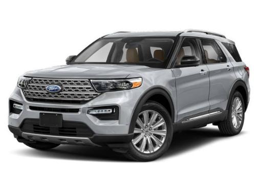 Star White Metallic Tri-Coat 2023 Ford Explorer Limited