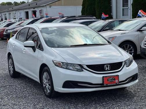 Taffeta White 2015 Honda Civic LX