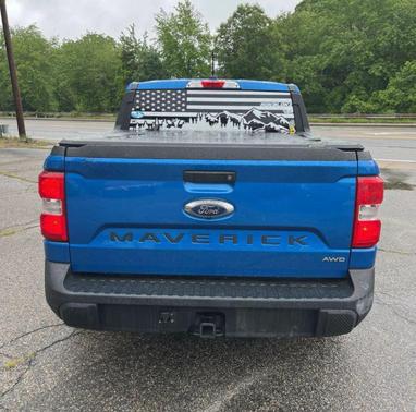 Blue 2022 Ford Maverick XLT