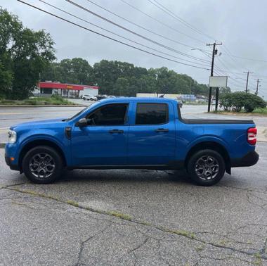 Blue 2022 Ford Maverick XLT