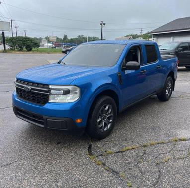 Blue 2022 Ford Maverick XLT