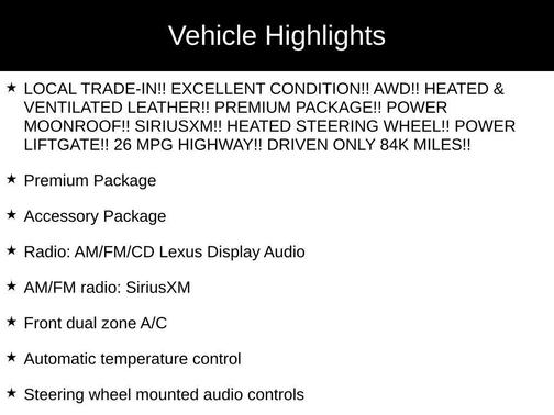 2016 Lexus RX 350 350