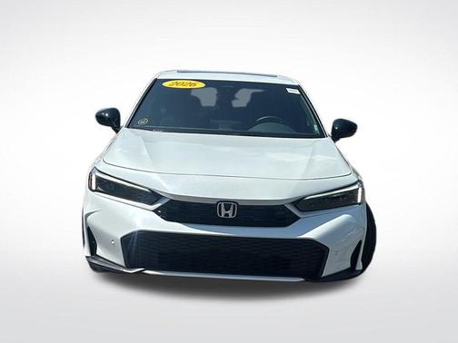 Platinum White Pearl 2026 Honda Civic Hybrid TOURING