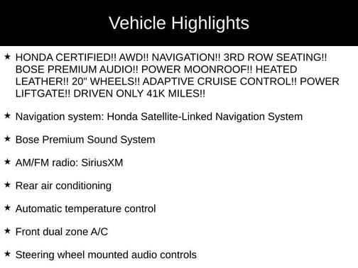 2023 Honda Pilot Touring