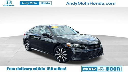 Crystal Black Pearl 2023 Honda Civic EX